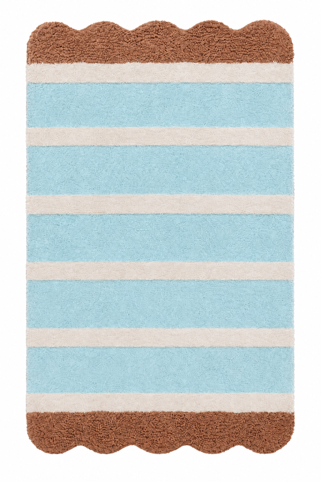 Carnival Coast Scalloped Bath Mat - Oh Happy Home